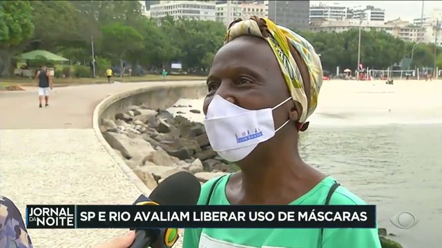 SP e Rio avaliam derrubar obrigatoriedade do uso de máscaras