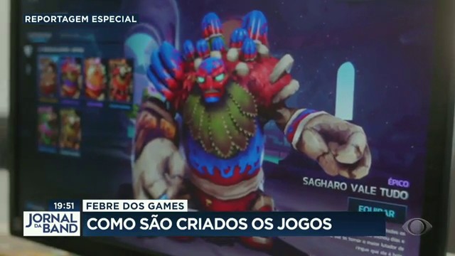 Febre dos games: diversão que vira profissão Reprodução TV