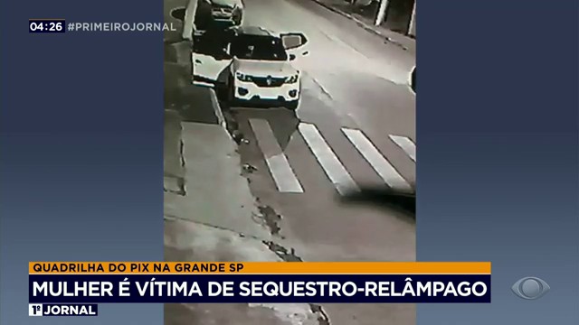 Mulher é vítima de sequestro pela quadrilha do Pix Reprodução TV