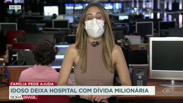 Idoso deixa hospital com dívida milionária e família pede ajuda Reprodução TV