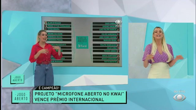 É CAMPEÃO! Microfone Aberto no Kwai vence prêmio internacional Reprodução TV