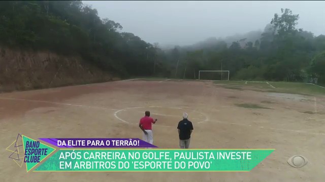 Conheça a emocionante história do ex-golfista Rogério Bernardo Reprodução TV