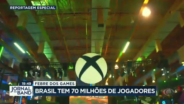 Febre dos games: Brasil tem 70 milhões de jogadores Reprodução TV