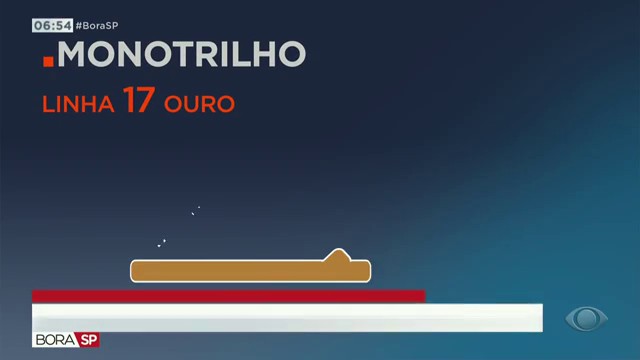 Monotrilho: quase uma década de obras depois Reprodução TV