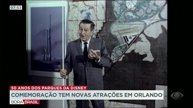 50 anos dos parques da Disney Reprodução TV