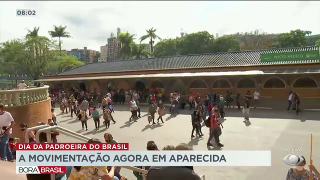 Celebrações ao dia de Nossa Senhora Aparecida Reprodução TV