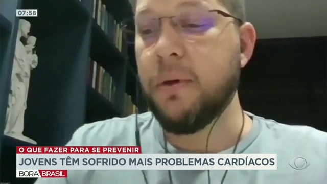 Jovens têm sofrido mais problemas cardíacos Reprodução TV