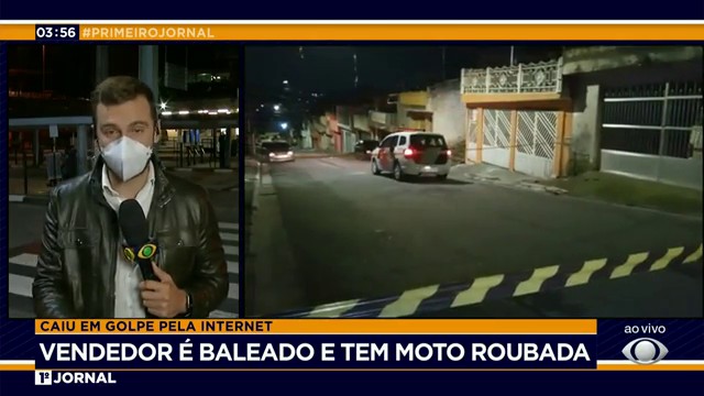 Vendedor é baleado e tem moto roubada em São Paulo