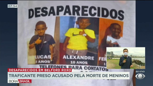 Traficante é preso acusado pela morte de meninos de Belford Roxo Reprodução TV
