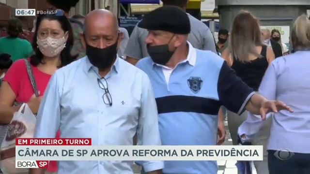 Câmara de SP aprova reforma da previdência Reprodução TV