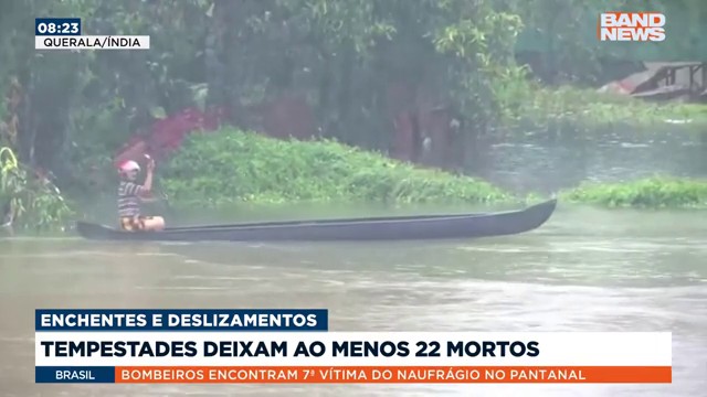 Tempestades deixam ao menos 22 mortos na Índia