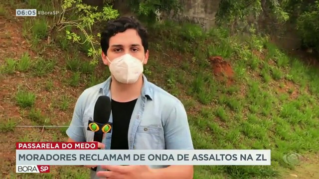 Moradores reclamam de onda de assaltos na ZL Reprodução TV