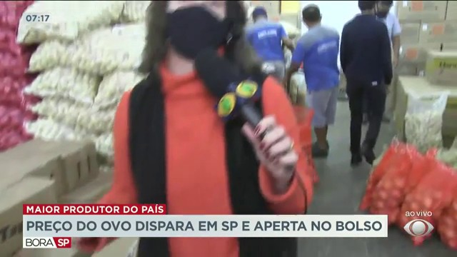 Preço do ovo dispara em SP e aperta no bolso Reprodução TV