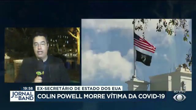 Ex-secretário de estado dos EUA: Colin Powell morre vítima da covid Reprodução TV