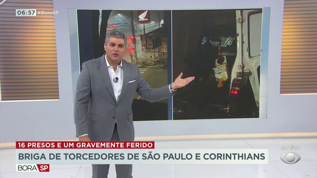 Briga de torcedores no ABC após clássico Reprodução TV