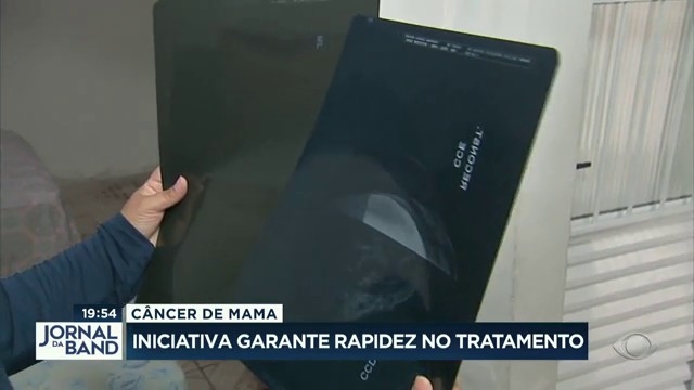 Iniciativa de ONG garante rapidez no tratamento do câncer de mama Reprodução TV