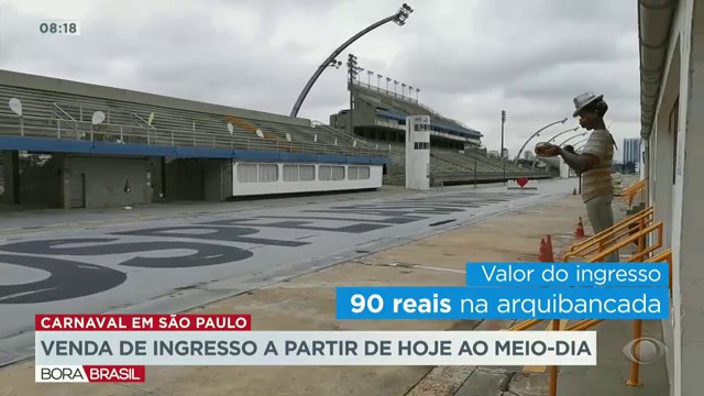 Venda de ingresso do Carnaval começa pela internet Reprodução TV