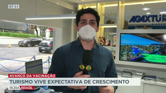 Turismo vive expectativa de crescimento Reprodução TV