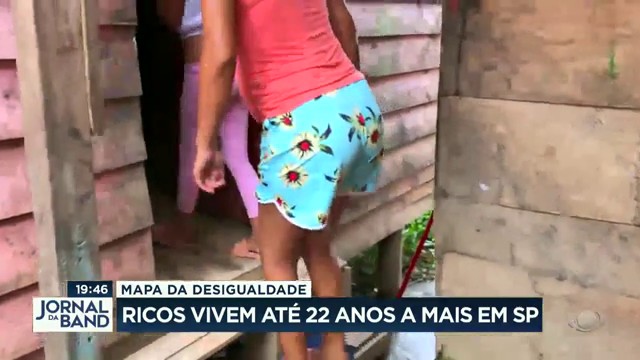 Ricos vivem até 22 anos a mais em SP Reprodução TV