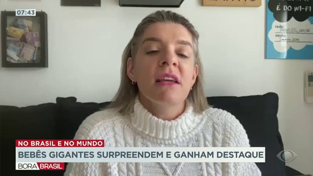 Bebês gigantes surpreendem e ganham destaque no mundo Reprodução TV