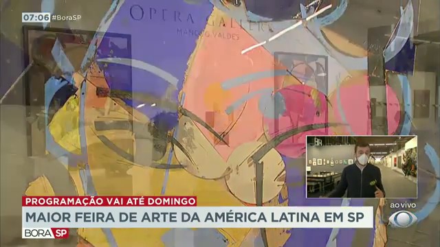 Capital recebe a maior feira de arte da América Latina Reprodução TV