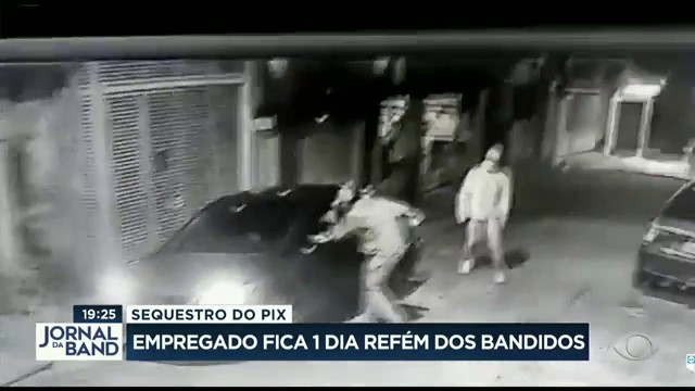 Sequestro do PIX: empresário fica 24 horas refém dos bandidos Reprodução TV