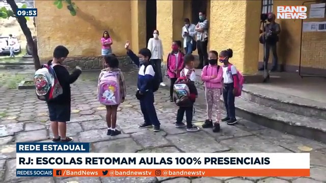 RJ: Escolas retomam aulas 100% presenciais
