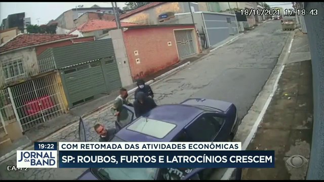 Roubos, furtos e latrocínios crescem em São Paulo Reprodução TV