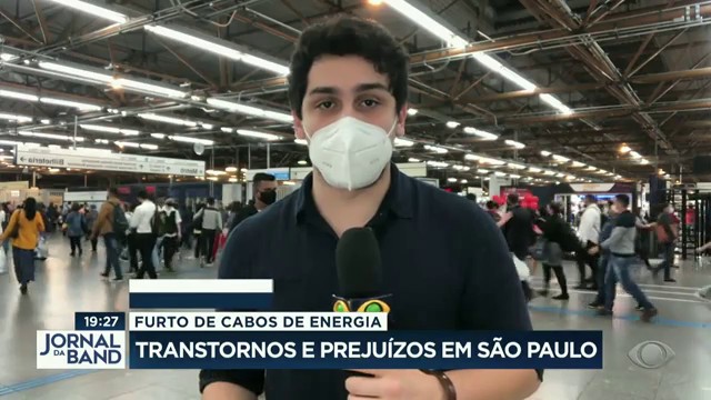 Furto de cabos de energia: transtornos e prejuízos em São Paulo Reprodução TV