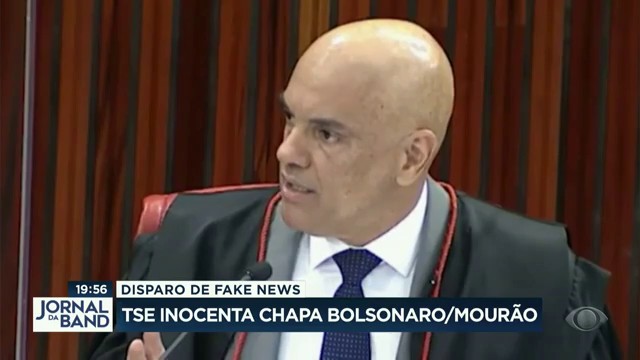 TSE nega cassação da chapa Bolsonaro/Mourão Reprodução TV