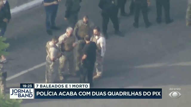 Polícia acaba com quadrilhas do Pix Reprodução TV