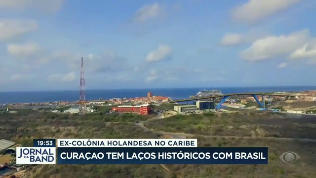 Curaçao tem laços históricos com Brasil Reprodução TV