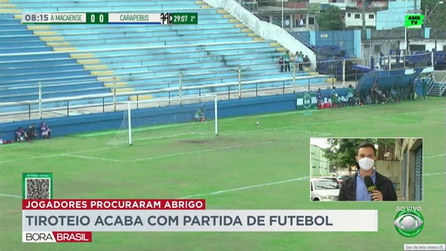 Tiroteio encerra jogo do Carioca sub-20: Times correram para se abrigar -  31/10/2021 - UOL Esporte