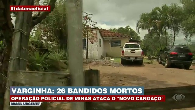 BANDIDOS MORTOS E GRANDE PODER DE FOGO Reprodução TV