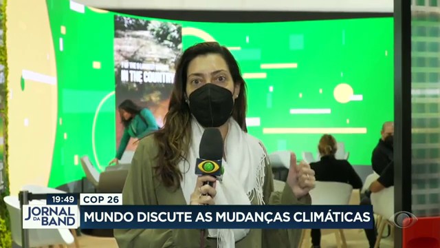 COP 26: mundo discute as mudanças climáticas Reprodução TV