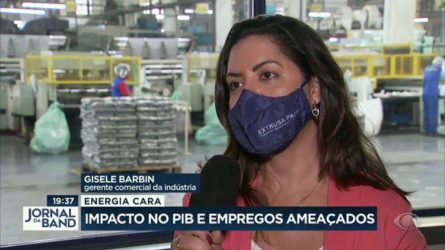 Energia cara: impacto no PIB e empregos ameaçados Reprodução TV