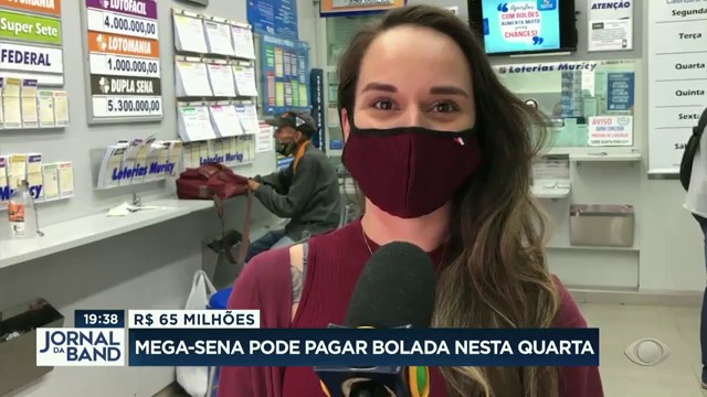 R$65 milhões: Mega-Sena pode pagar bolada nesta quarta Reprodução TV