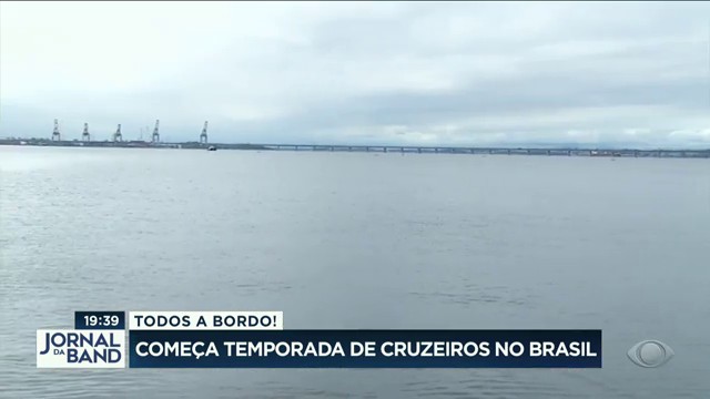 Brasil retoma cruzeiros depois de quase dois anos Reprodução TV