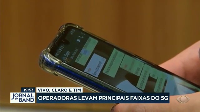 Vivo, Claro e TIM: operadoras levam principais faixas do 5G Reprodução TV