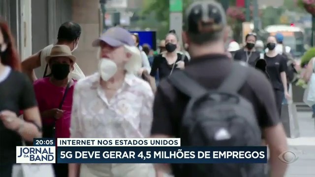 Internet nos EUA: 5G deve gerar 4,5 milhões de empregos Reprodução TV