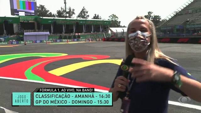 F1 NA BAND! Mariana Becker mostra o autódromo do GP do México