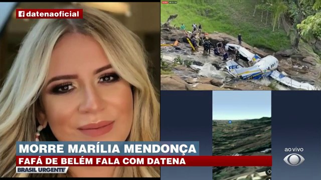 Fafá de Belém lamenta morte de amiga Marília Mendonça Reprodução TV