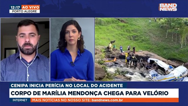 Não há prazo para conclusão de investigação de avião de Marília Reprodução TV