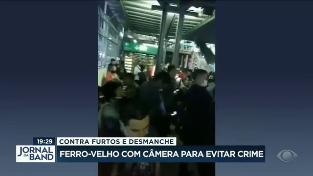 Contra furtos e desmanche: ferro-velho com câmera para evitar crimes Reprodução TV