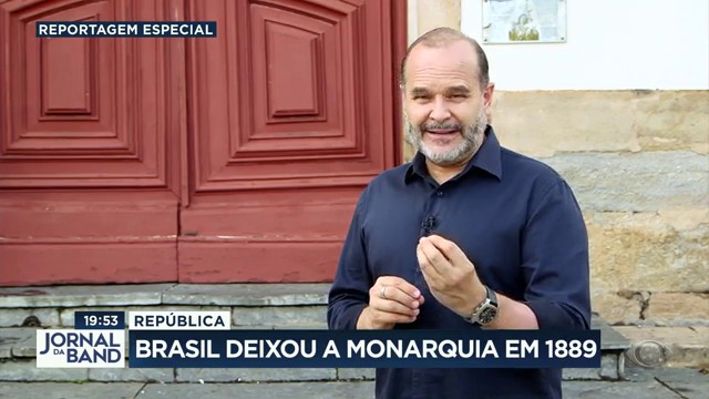 Jornal da Band mergulha na história da República no Brasil Reprodução TV