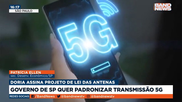 Governo de SP quer padronizar transmissão 5G