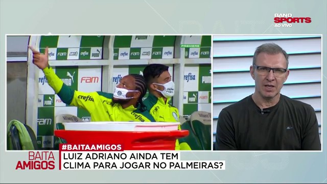 Velloso: "Não vejo mais o Luiz Adriano como jogador do Palmeiras"