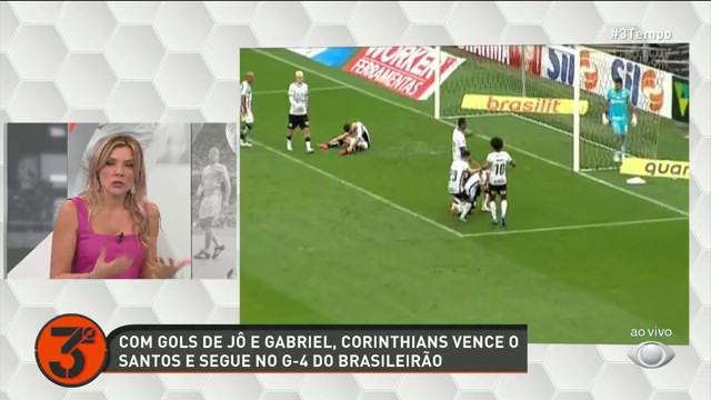 Jô e Gabriel marcam na vitória do Corinthians no clássico