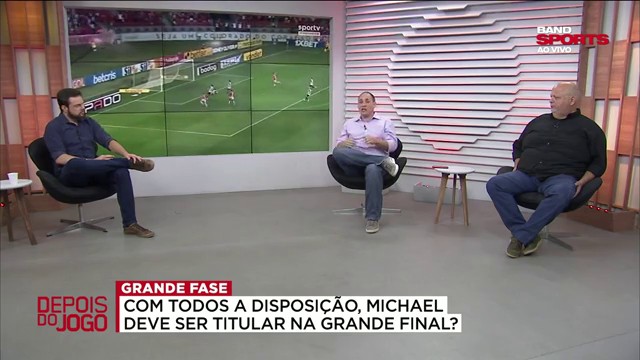 Michael será titular na final da Libertadores? Comentaristas opinam