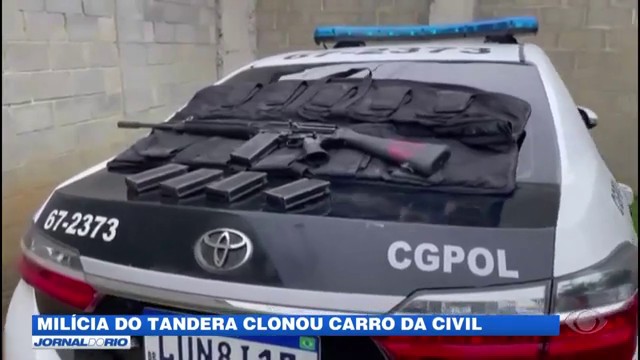 Agentes apreendem carro clonado da polícia em sítio do miliciano Tandera em  Seropédica, Rio de Janeiro